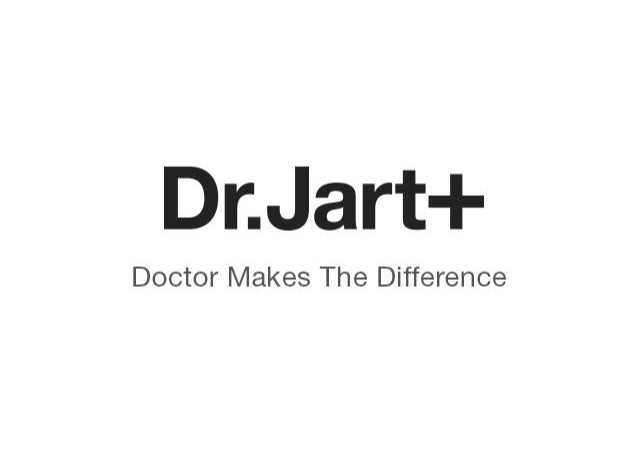Dr. Jart+ logo with tagline 'Doctor Makes The Difference' on a white background