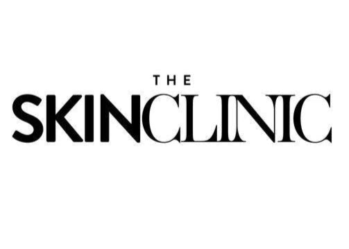Black text 'The Skin Clinic' on a white background